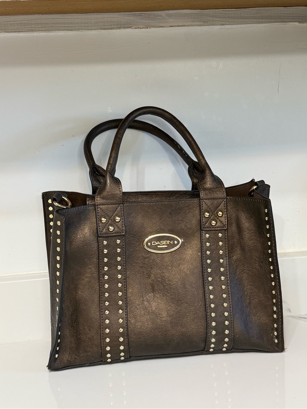 Vegan Dasein versatile tote with cross body and clutch options